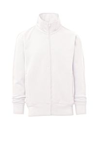 Biała męska bluza rozpinana PAYPER ALABAMA - personalizowana