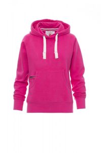 Fuksjowa damska bluza PAYPER ATLANTA+LADY - z logo firmy