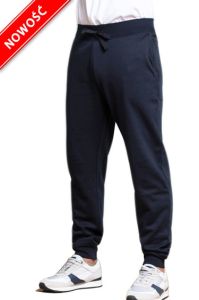 Spodnie Dresowe- JHK SWEATS PANTS CUFF MAN- Odzież Męska z Logo Firmy 