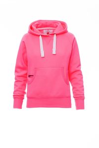 Różowa damska bluza PAYPER ATLANTA+LADY FLUO - własny nadruk