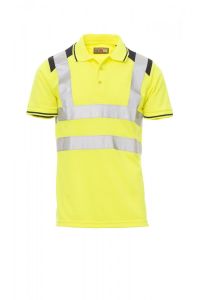 Żółto-Niebieske Polo Payper Guard+ 001028 - Z Nadrukiem