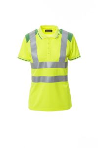 Żółto-Zielone Polo Payper Guard+ Lady 001484 - Własne Logo