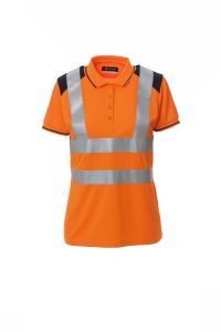 Pomarańczowe Polo Payper Guard+ Lady 001484 - Nadruk