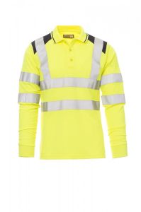 Żółto-Niebieske Polo Payper Guard+Winter 001077 - Z Nadrukiem