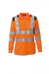 Pomarańczowe Polo Payper Guard+Winter Lady 001482 - Nadruk