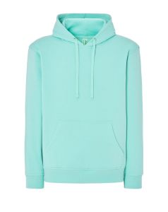 Miętowe hoodie KANGAROO - z własnym logo