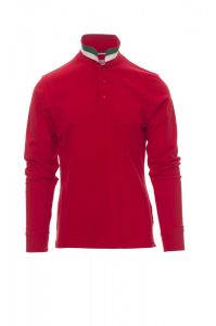 Czerwone Polo Payper Long Nation 000083 - Własne Zdjęcie