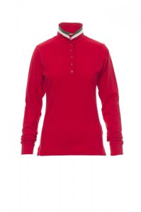Czerwone Polo Payper Long Nation Lady 000084 - Własne Zdjęcie