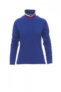 Niebieskie Polo Payper Long Nation Lady 000084 - Personalizacja