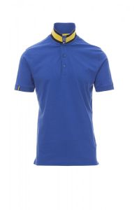 Niebieskie Polo Męskie Payper Memphis 000079 - Nadruk