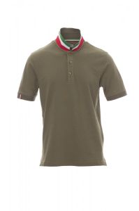 Zielona Koszulka Polo Payper Nation Italy 000081 - Nadruk