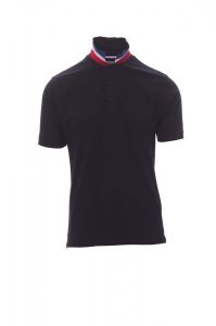 Granatowe Polo Payper Nation France 000081 - Nadruk