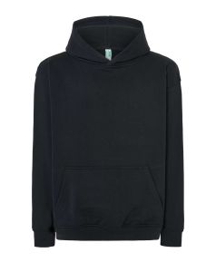 Czarna hoodie reklamowa KANGAROO 320