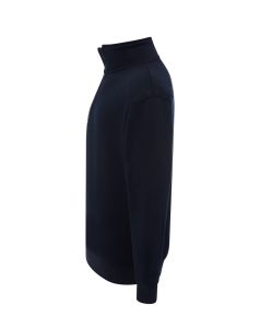 Granatowa bluza z suwakiem SWRA ZIP HALF ZIP JHK  - z własnym logo