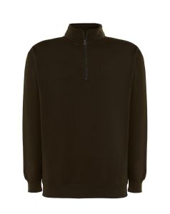 Khaki UNISEX bluza z suwakiem SWRA ZIP HALF ZIP JHK  - Własny Nadruk