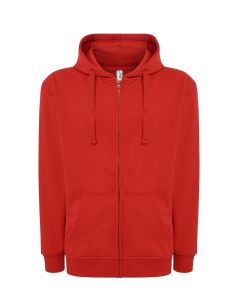 CZERWONY UNISEX HOODIE KANGAROO  - Własny Nadruk