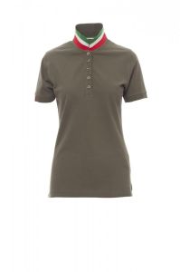 Zielona Koszulka Polo Payper Nation Italy Lady 000082 - Nadruk