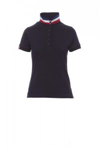 Granatowe Polo Payper Nation France Lady 000082 - Nadruk
