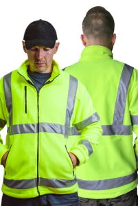 Polar z Taśmami Odblaskowymi- JHK FLRA 340 HV FLUO- Odzież Robocza 
