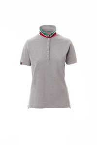Szare Polo Payper Nation Melange Lady 000082 - Z Nadrukiem