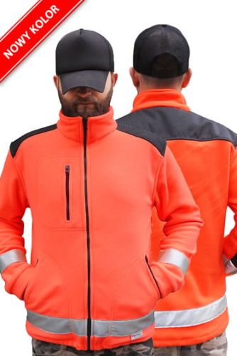 Męski Polar Roboczy- FLRA 340 RED FLUO Model