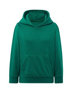Bluza z kapturem dla dzieci KANGAROO zielona z nadrukami