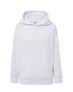 Bluza z kapturem dla dzieci KANGAROO biała z własnym nadrukiem