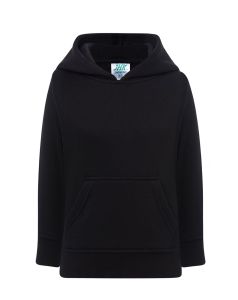 Dziecięca bluza z kapturem KANGAROO czarna do zaprojektowania