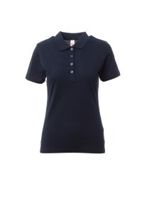 Granatowe Polo Payper Rome Lady S00656 - Z Nadrukiem