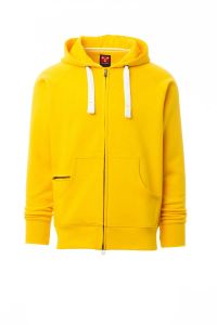 Żółta męska bluza z kapturem PAYPER DALLAS+ - własne zdjęcie