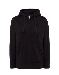 Czarna SWULHOOD 240 damska bluza robocza do zaprojektowania