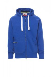 Niebieska męska bluza z kapturem PAYPER DALLAS+ - haft logo