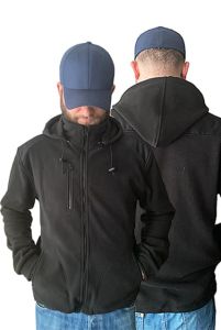 Bluza  Polarowa z Odpinanym Kapturem- JHK FLRA 340 BUS HOOD- Odzież Robocza z Logo Firmy