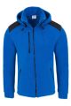Bluza Polarowa z Odpinanym Kapturem- JHK FLRA 340 BUS HOOD Royal Blue