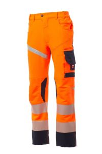 Fluorescencyjne pomarańczowe spodnie PAYPER NEXT 4W HI-VI