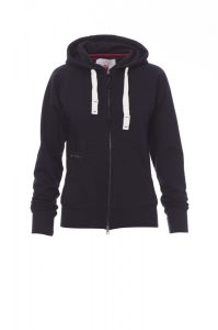 Granatowa damska bluza rozpinana PAYPER HAWAII+LADY - nadruk