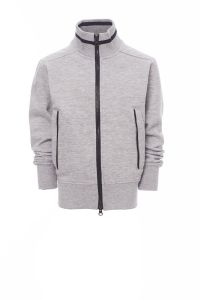 Szara dziecięca bluza PAYPER JUNIOR+ MELANGE - własny napis