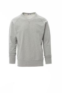 Szara męska bluza bez kaptura PAYPER MALIBU+ MELANGE - logo