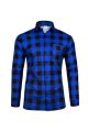 Koszula Flanelowa- JHK FLANEL Royal Blue
