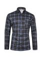 Koszula Flanelowa- JHK FLANEL Grey Melange