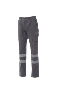Szare spodnie PAYPER WORKER SUMMER REFLEX - nadruk firmy
