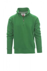 Jasnozielona bluza bez kaptura męska PAYPER MIAMI+ - z logo