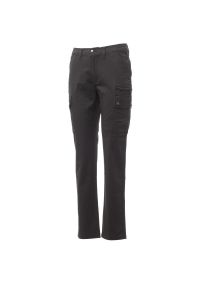 Grafitowe damskie spodnie PAYPER FOREST LADY STRETCH - logo