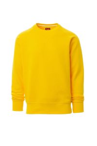 Żółta bluza crewneck męska PAYPER MISTRAL+ - personalizowana