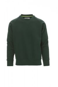 Zielona bluza crewneck męska PAYPER MISTRAL+ - własny napis