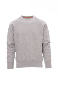 Szara bluza crewneck męska PAYPER MISTRAL+ MELANGE - nadruk