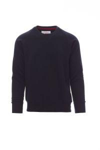 Granatowy crewneck męski PAYPER MISTRAL+ SUMMER - z napisem