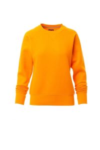Pomarańczowy damski crewneck PAYPER MISTRAL+LADY - z napisem