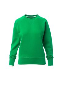 Jasnozielony damski crewneck PAYPER MISTRAL+LADY - reklamowy