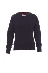 Granatowy damski crewneck PAYPER MISTRAL+LADY - z nadrukiem